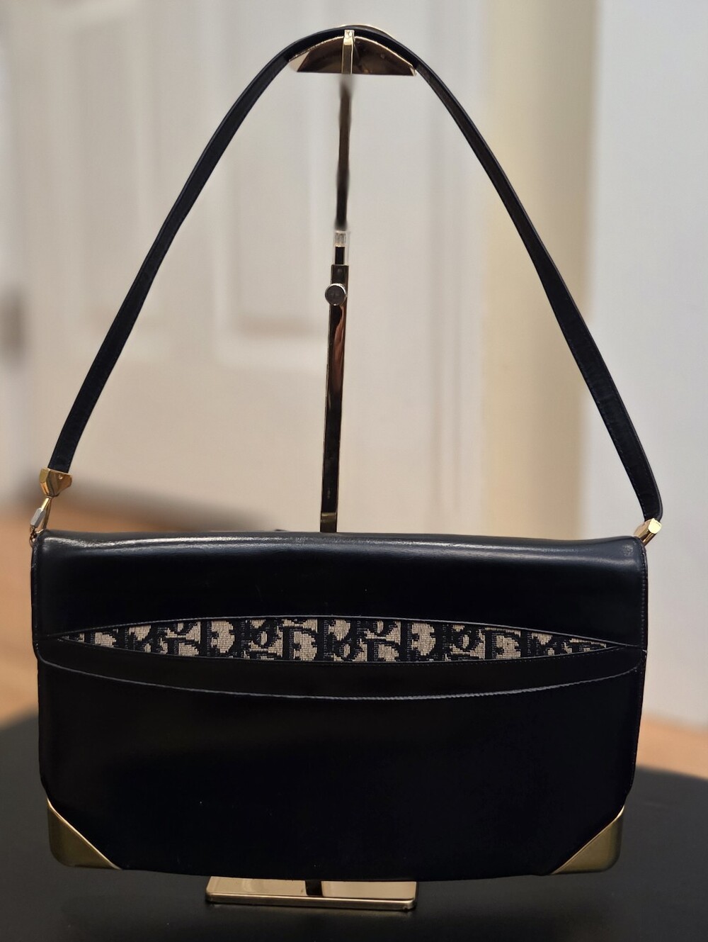 Dior Vintage 1970s 2 Way Shoulder/Clutch Bag